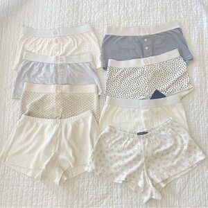 Brandy Melville sleep shorts / boxers bundle